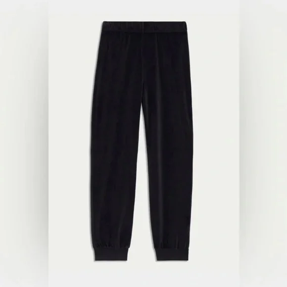 Suzie Kondi Black Velour Track Pants - Picture 3 of 3